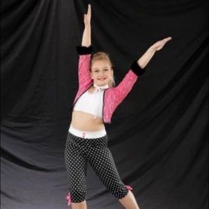 Child’s L/XL Custom Made High Quality Pink Ladies Costume.